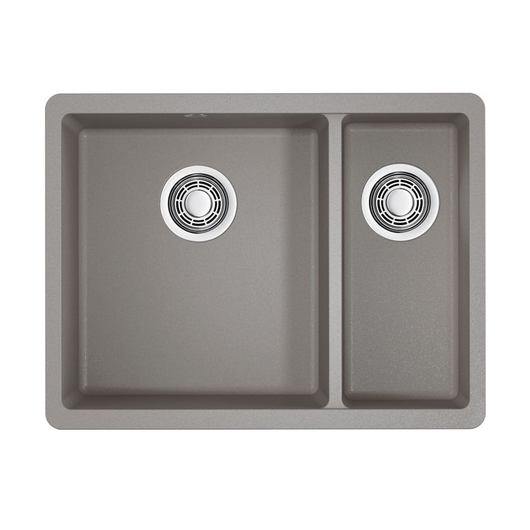 Кухонная мойка Omoikiri Kata 55-2-U-GR 4993390 550*420 мм (leningrad grey)