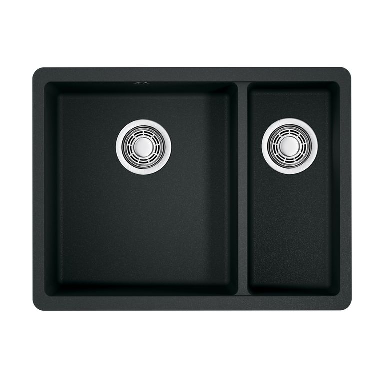 Кухонная мойка Omoikiri  Kata 55-2-U-BL 4993389 550*420 мм (черный)