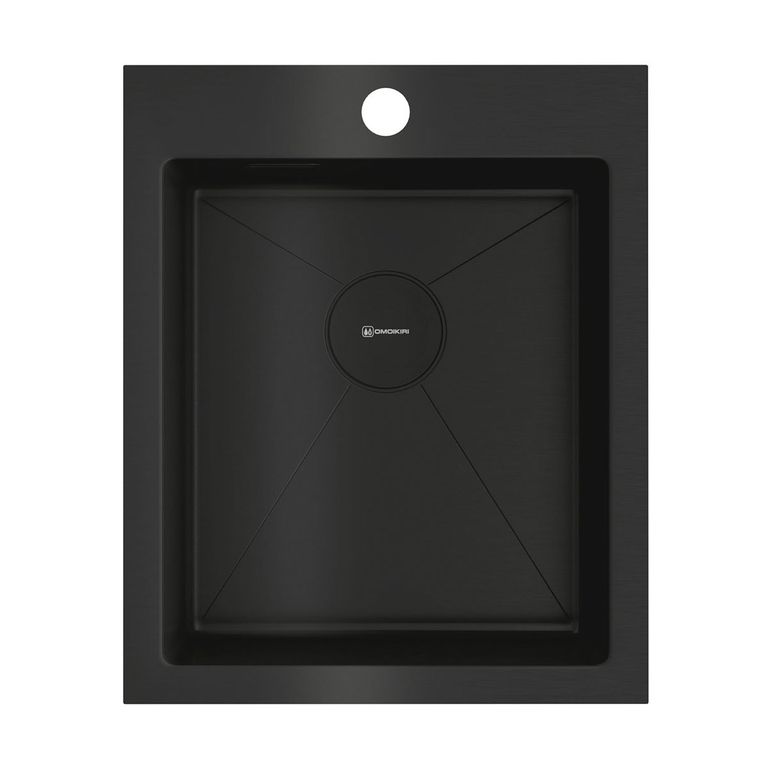 Кухонная мойка Omoikiri Akisame 41-GB 4997011 410*510 мм (графит)