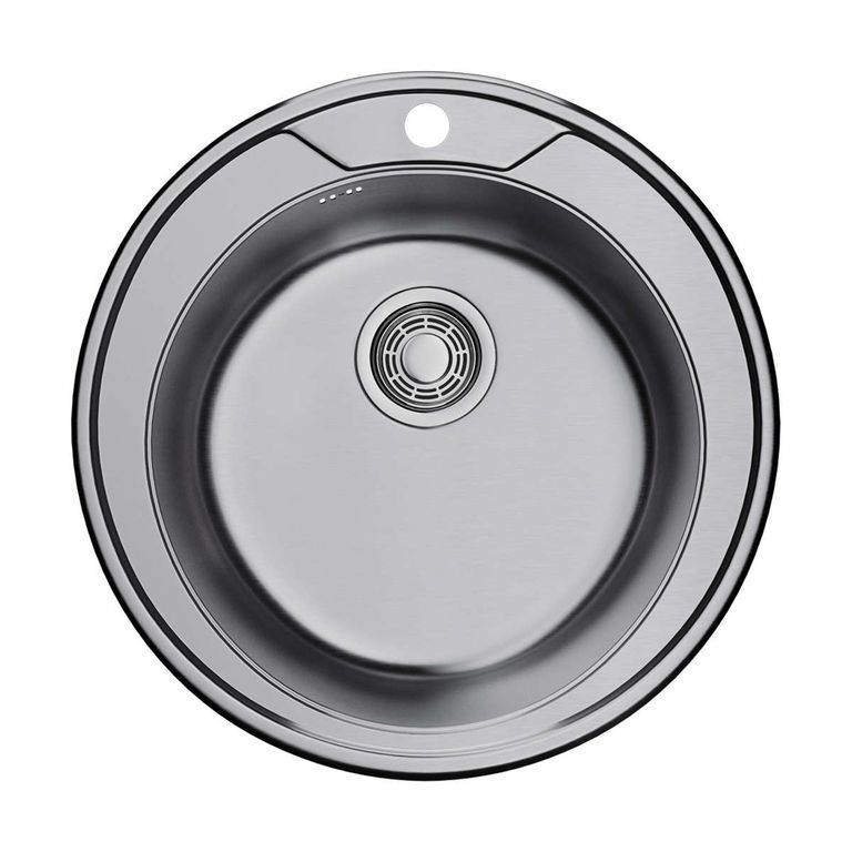 Кухонная мойка Omoikiri Asida 51-1-IN 4993785 510*510 мм (нержавеющая сталь)