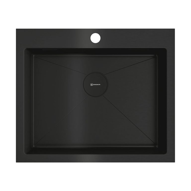 Кухонная мойка Omoikiri Akisame 59-GB 4997014 590*510 мм (графит)