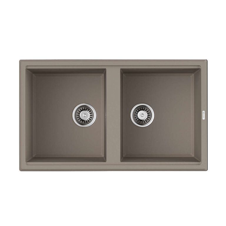 Кухонная мойка Omoikiri Tedori 86-2-SA 4993926 860*510 мм (бежевый)