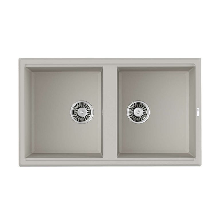 Кухонная мойка Omoikiri Tedori 86-2-WH 4993927 860*510 мм (белый)