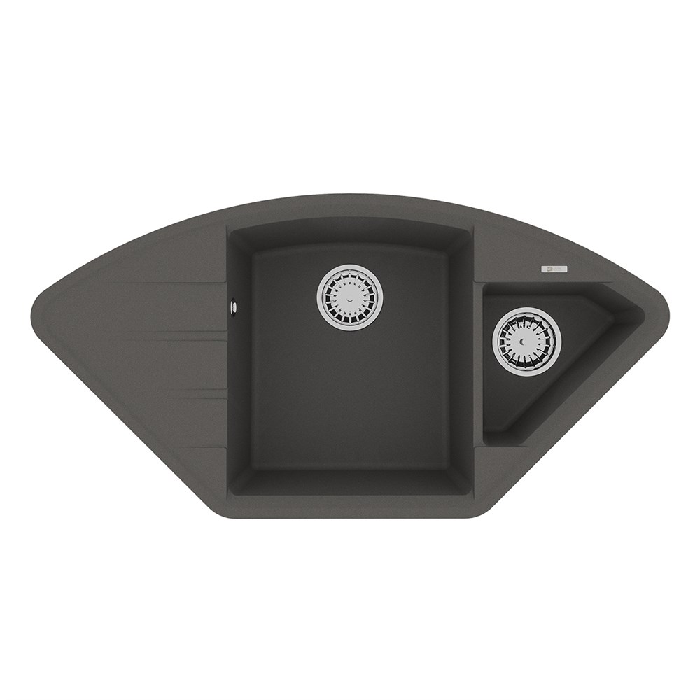 Кухонная мойка Lemark Irkana 9910047 980*500 мм (серый шёлк)