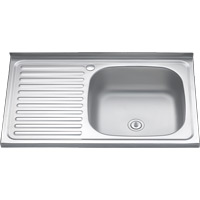 Мойка кухонная Melana  8050 R 800*500 мм (нержавеющая сталь) 076 ta R*20