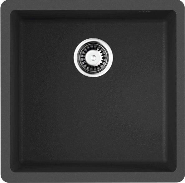 Кухонная мойка Omoikiri Bosen 44-U-BL 4993595 440*440 мм (чёрный)