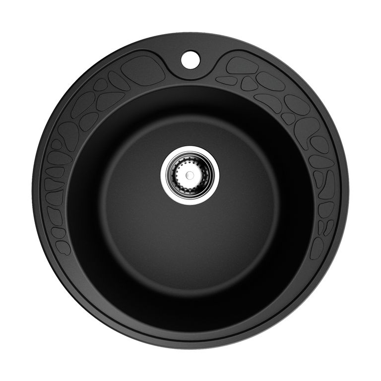 Кухонная мойка Omoikiri Tovada 51-BL 4993369 510*510 мм (чёрный)