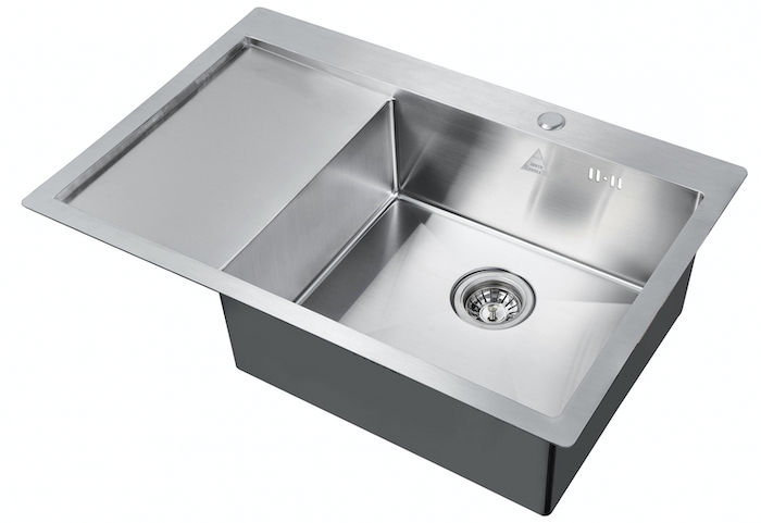 Мойка кухонная Zorg SH 7851-R 780*510 мм R (сталь)