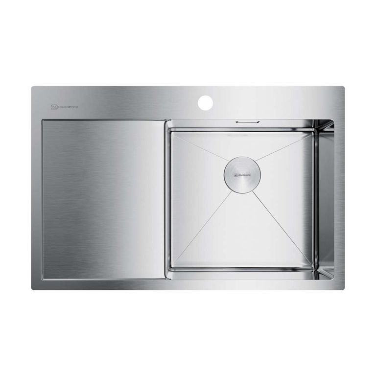 Кухонная мойка Omoikiri Akisame 78-IN-R 4973061 780*510 мм (нержавеющая сталь)