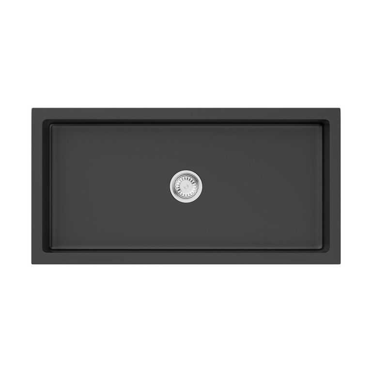 Кухонная мойка Omoikiri Mikura 91-BL 4997087 910*460 мм (чёрный)