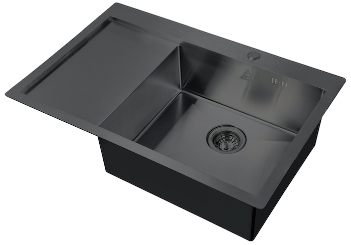 Мойка кухонная Zorg SH 7851-R GRAFIT 780*510 мм R (графит)