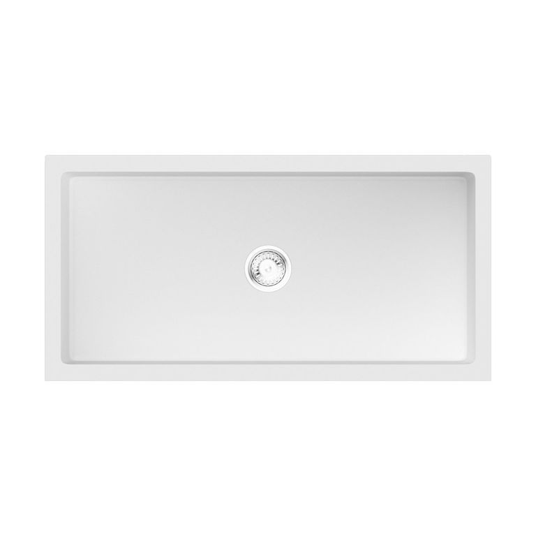 Кухонная мойка Omoikiri Mikura 91-WH  4997086 910*460 мм (белый)