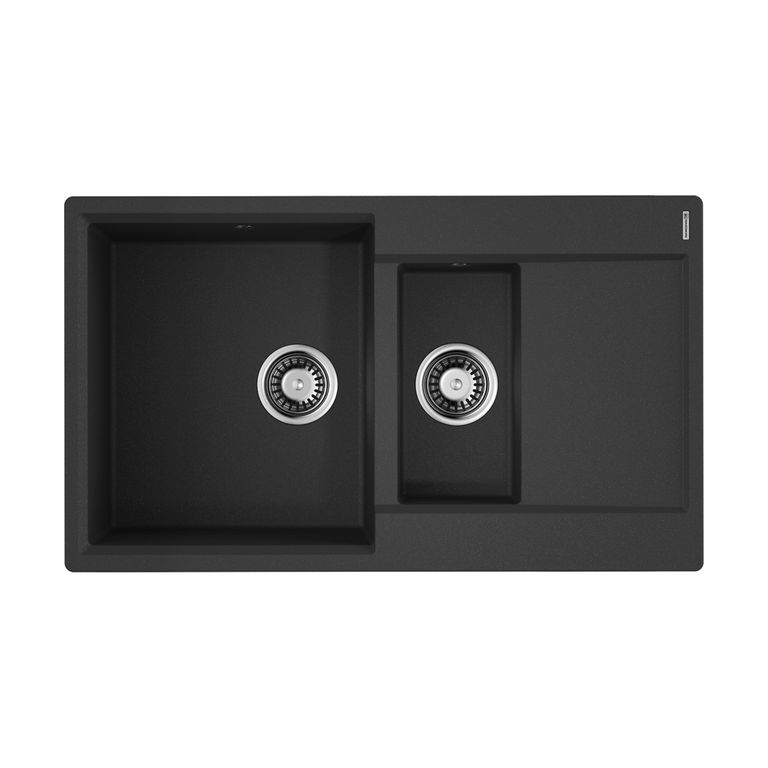 Кухонная мойка Omoikiri Daisen 86-2-BL 4993477 860*510 мм (чёрный)