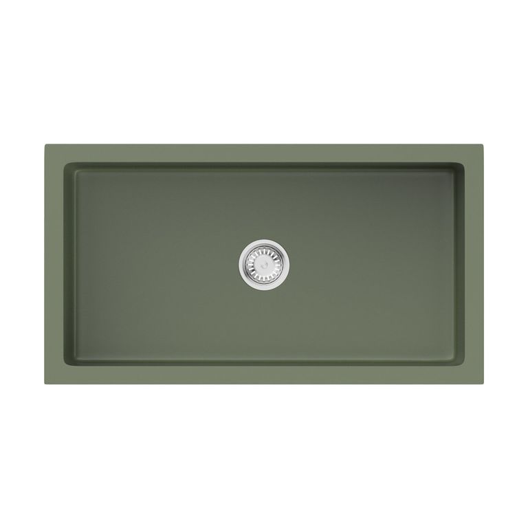 Кухонная мойка Omoikiri Mikura 76-OL 4997076 760*460 мм (olive)