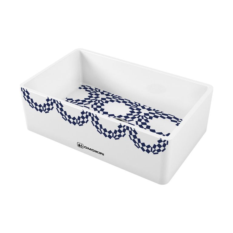 Кухонная мойка Omoikiri Mikura 76-Tokyo 2 4993173 760*460 мм (white)