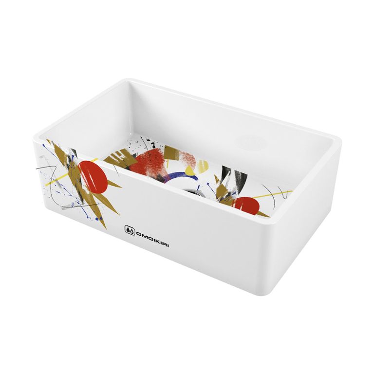Кухонная мойка Omoikiri Mikura 76-Tokyo 4993021 760*460 мм (white)