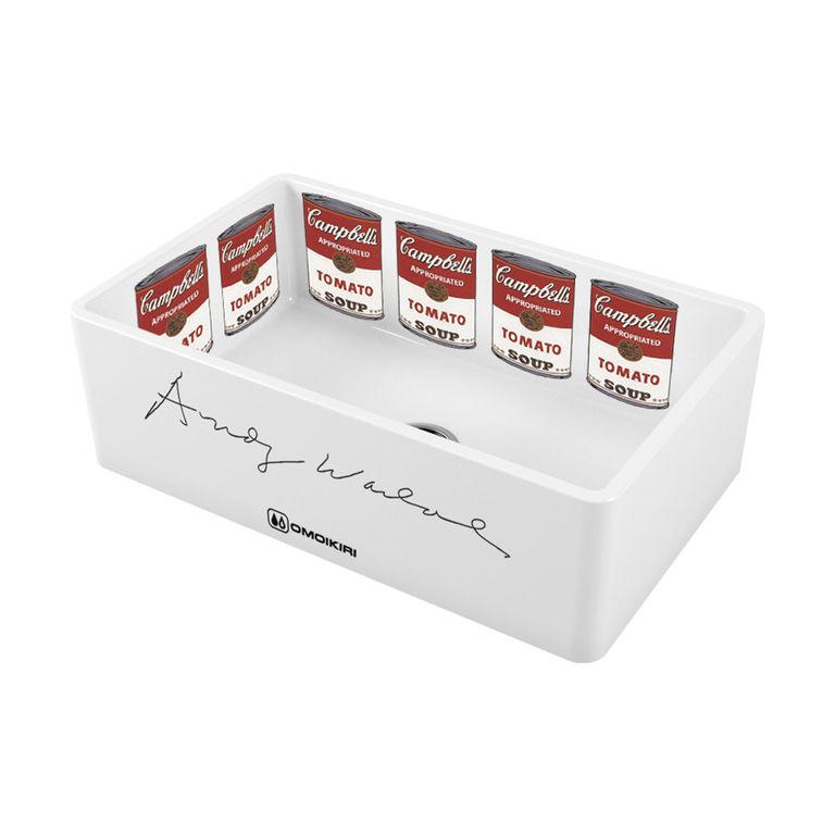 Кухонная мойка Omoikiri Mikura 76-Warhol 4993025 760*460 мм (white)