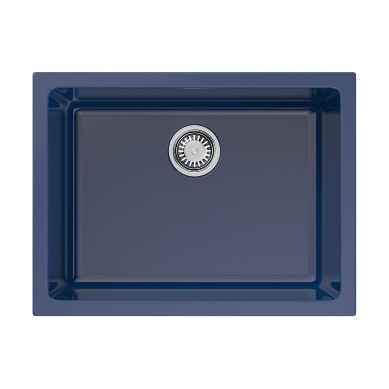 Кухонная мойка Omoikiri Okinoshima 61-U/I-IB Glossy 4911261 610*460 мм (indigo blue)