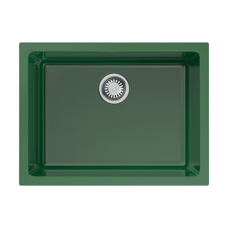 Кухонная мойка Omoikiri Okinoshima 61-U/I-RG Glossy 4911263 610*460 мм (royal green)