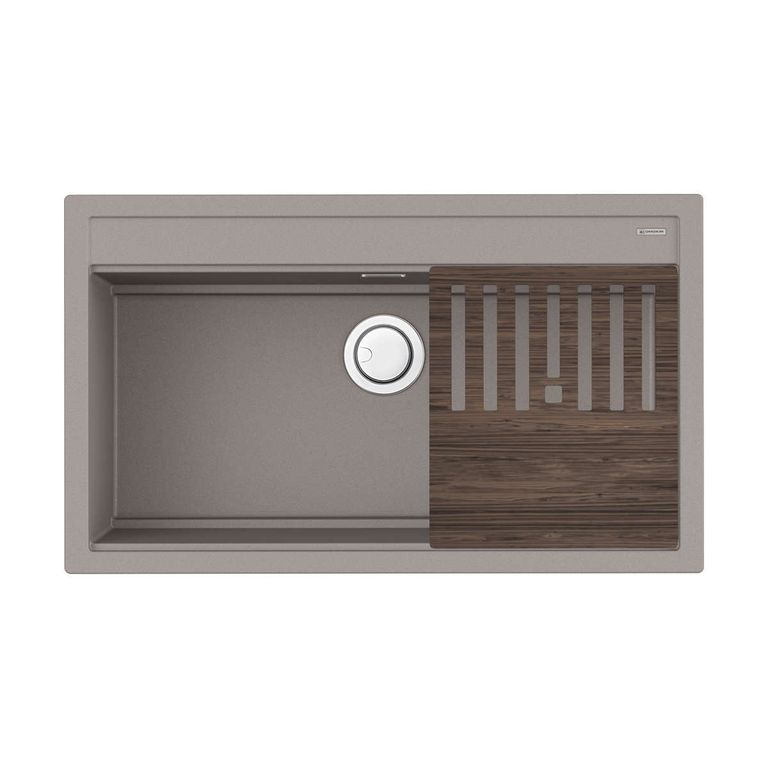 Кухонная мойка Omoikiri Kitagawa 86 4993796 860*510 мм (leningrad grey)