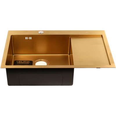 Мойка кухонная Melana D7851HG-L780*510 мм (нержавеющая сталь) D7851HG-L ProfLine