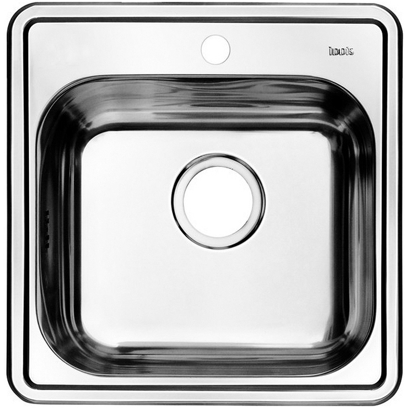 Кухонная мойка IDDIS Strit STR48P0i77K 485*485 мм (сталь)
