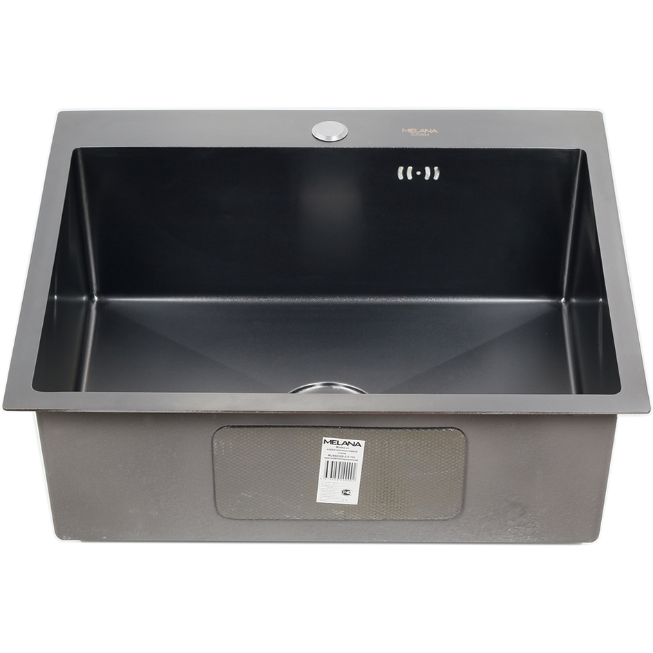 Мойка кухонная Melana H6050B 600*500 мм (нержавеющая сталь) ProfLine графит H6050B