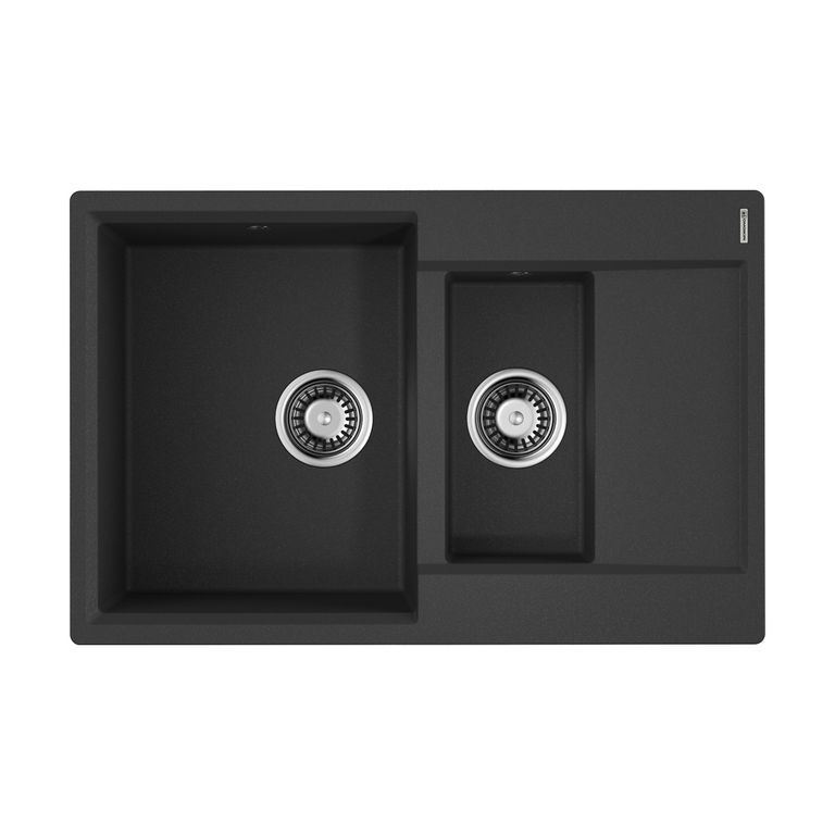 Кухонная мойка Omoikiri Daisen 78-2-BL 4993334 780*510 мм (чёрный)