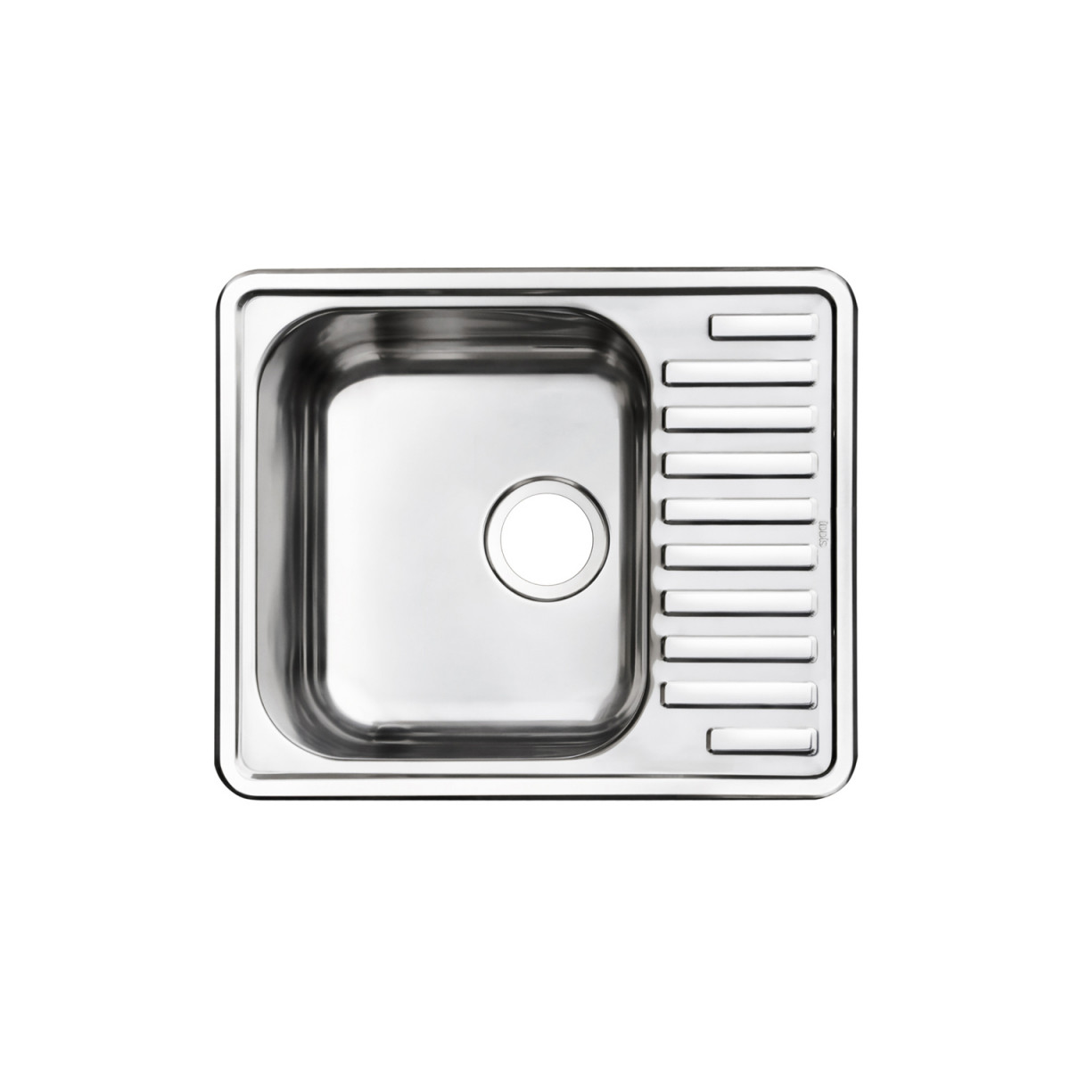 Кухонная мойка IDDIS Strit STR58SDi77 585*485 мм (сатин)
