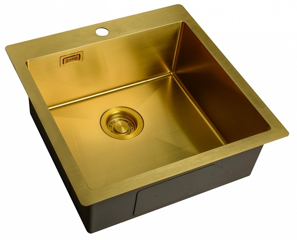 Мойка кухонная Zorg ZL R 510510 BRONZE  510*510 мм (бронза)