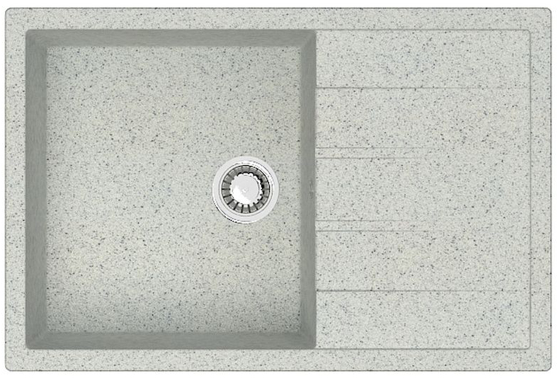 Кухонная мойка Azario Vision CS00078341 750*505 мм (светло серый)
