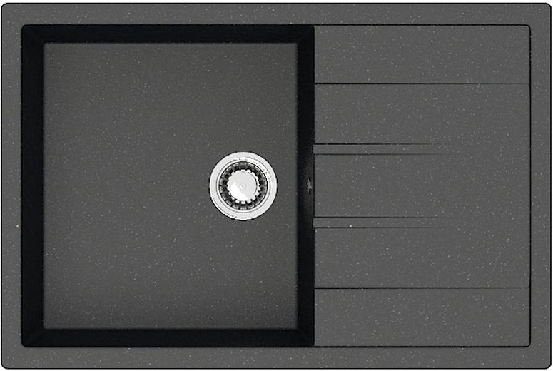 Кухонная мойка Azario Vision CS00078339 750*505 мм (чёрный)