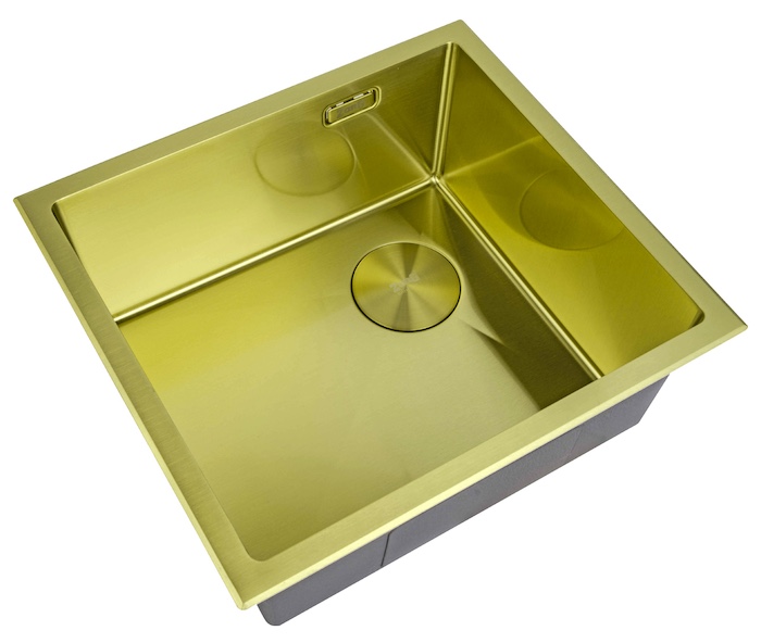 Мойка кухонная Zorg LUX 4844 GOLD SATIN 480*440 мм (золото)