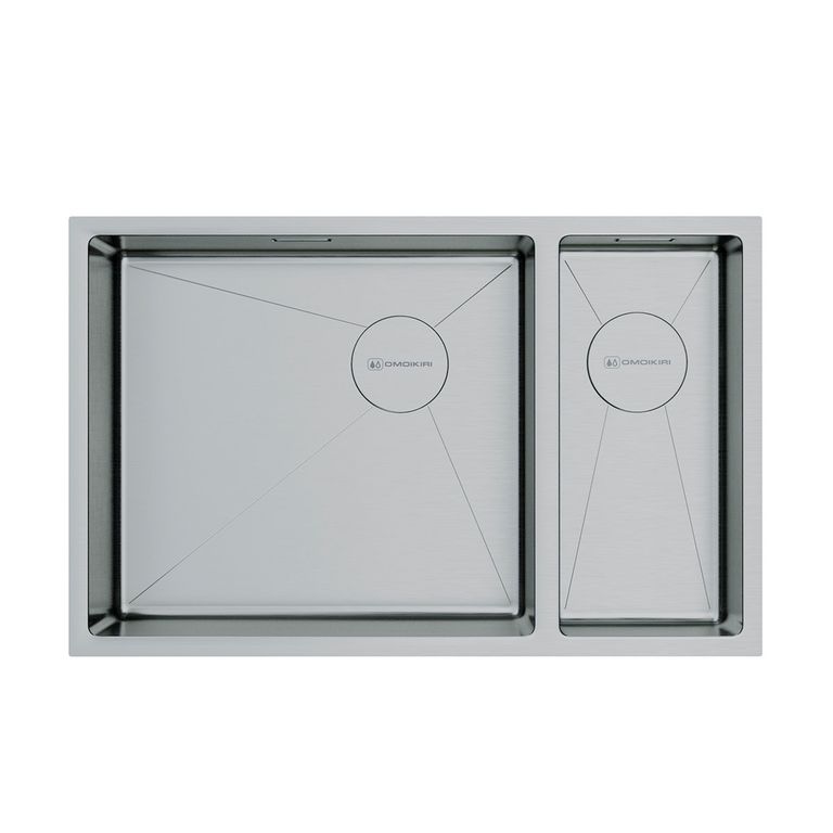 Кухонная мойка Omoikiri Taki 69-2-U/IF-IN-L Side 4997049 695*440 мм (нержавеющая сталь)