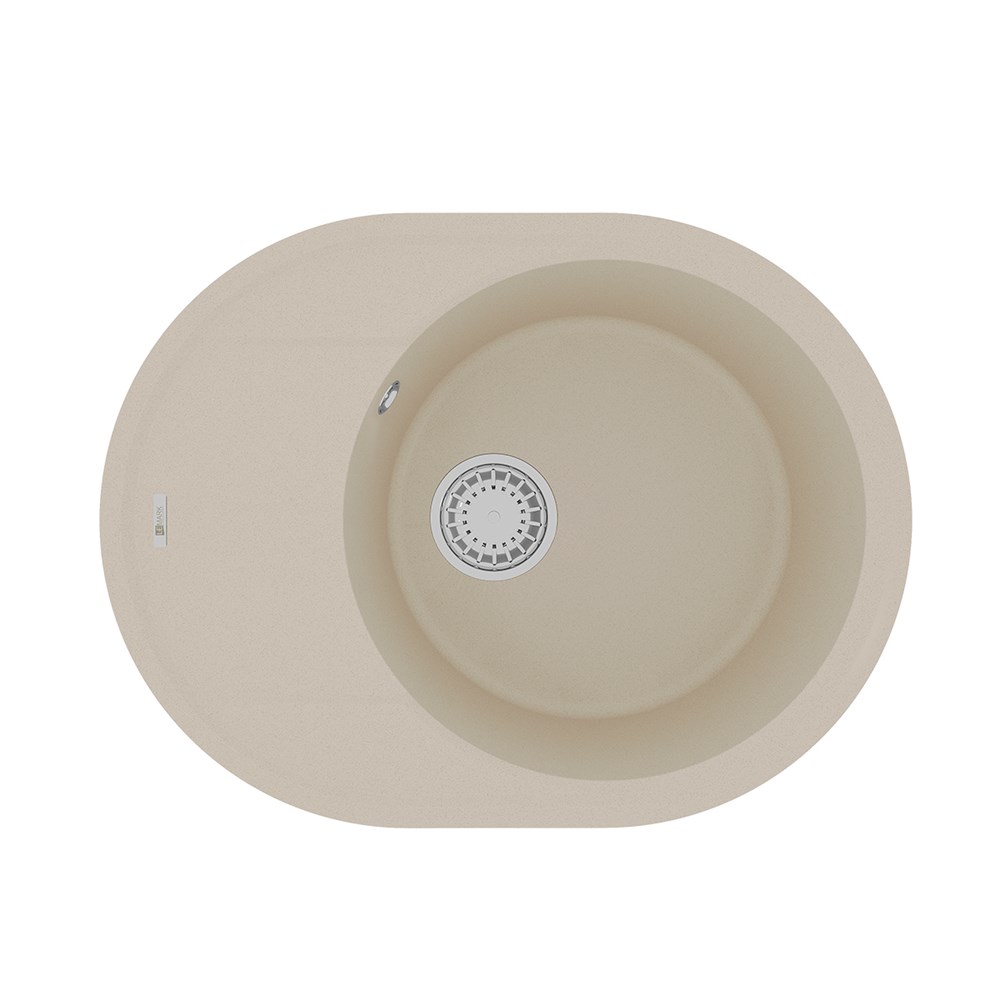 Кухонная мойка Lemark Lacha 9910050 620*470 мм (бежевый)