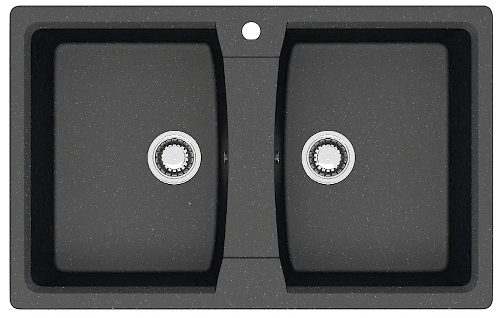 Кухонная мойка Azario Elmas CS00078333 780*500 мм (чёрный)