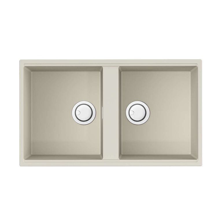 Кухонная мойка Omoikiri Kitagawa 83-2-U-WH 4993809 836*488 мм (белый)