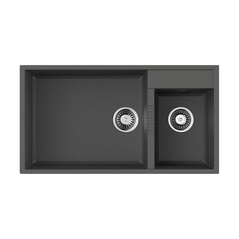 Кухонная мойка Omoikiri Tedori 85-2-U-PL 4993947 850*465 мм (платина)