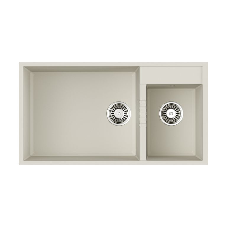 Кухонная мойка Omoikiri Tedori 85-2-U-WH 4993943 850*465 мм (белый)