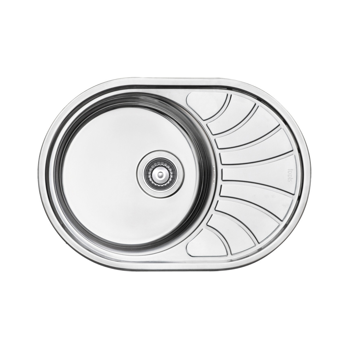 Кухонная мойка IDDIS Suno SUN65SDi77S 650*460 мм (сатин) с сифоном
