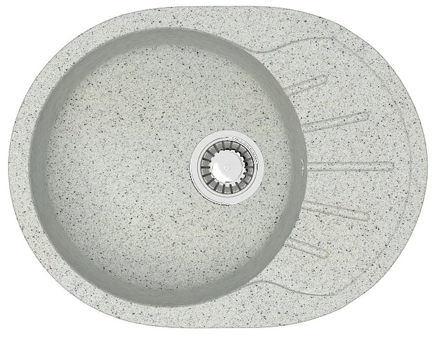 Кухонная мойка Azario Light CS00079923 575*440 мм (светло серый)
