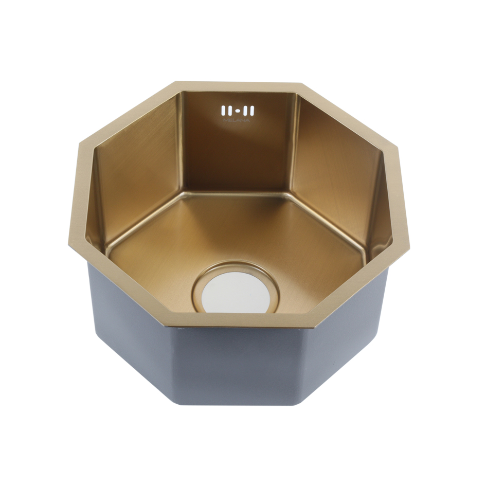 Мойка кухонная Melana Octavia D400G 400*400 мм (нержавеющая сталь) ProfLine D400G