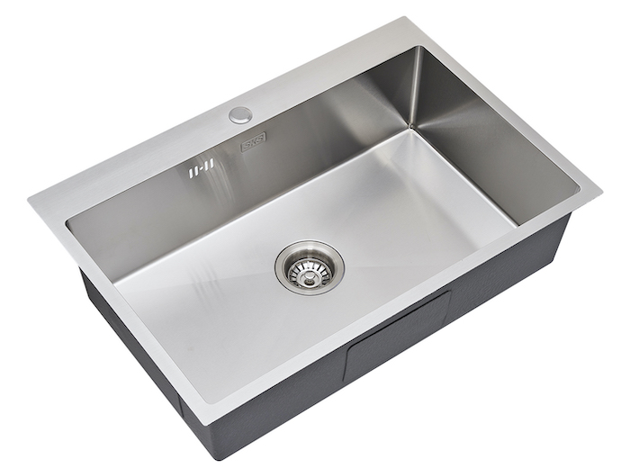 Мойка кухонная Zorg Steel Kithen SKS 7551 SATIN 750*510 мм (сатин)