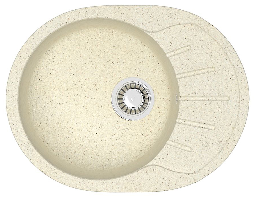 Кухонная мойка Azario Light CS00079919 575*440 мм (бежевый)
