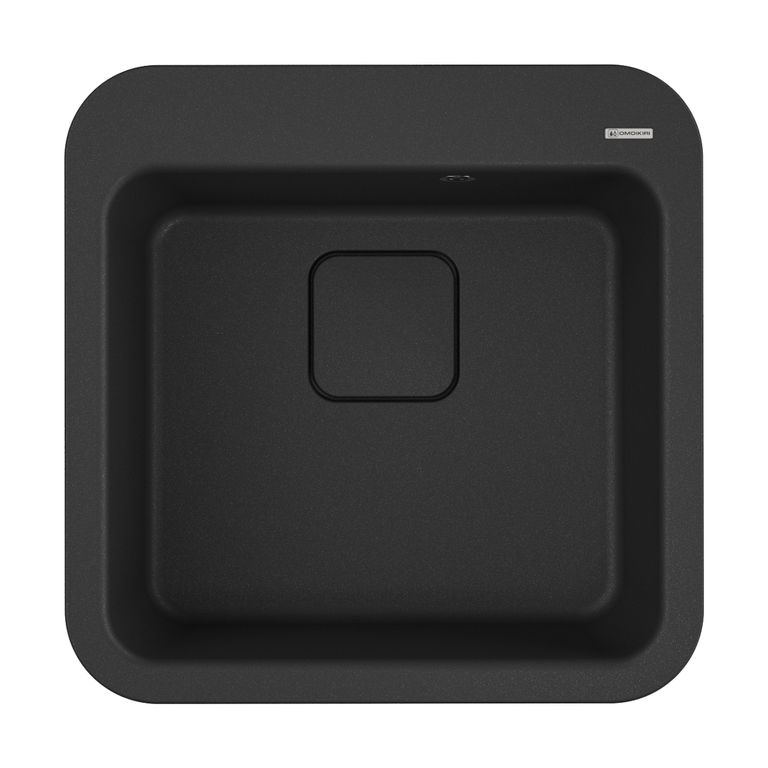Кухонная мойка Omoikiri Tasogare 51-BL 4993742 510*510 мм (чёрный)