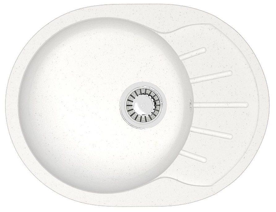 Кухонная мойка Azario Light CS00079917 575*440 мм (белый)