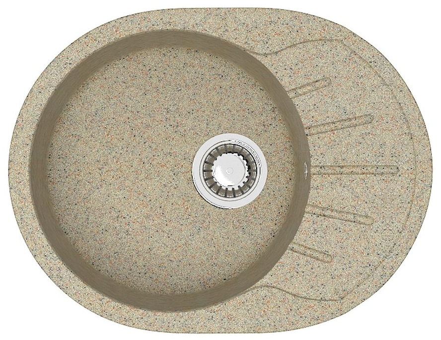 Кухонная мойка Azario Light CS00079922 575*440 мм (песочный)