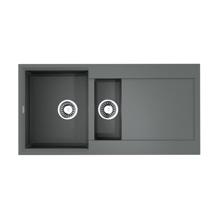 Кухонная мойка Omoikiri Sakaime 100-2-GR 4993562 1000*500 мм (leningrad grey)