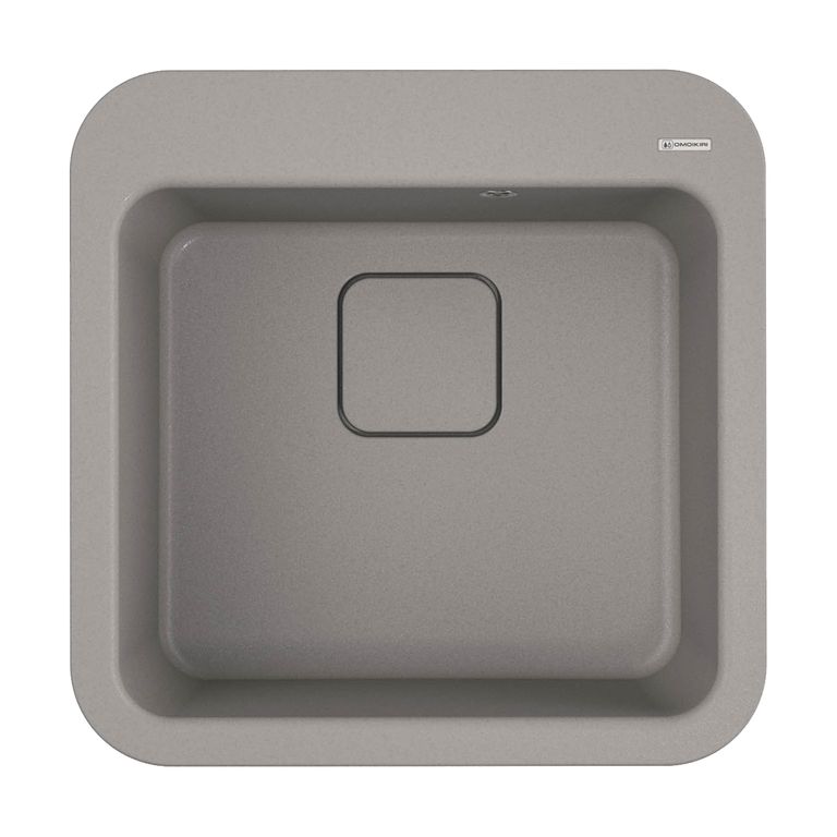 Кухонная мойка Omoikiri Tasogare 51-GR 4993740 510*510 мм (leningrad grey)
