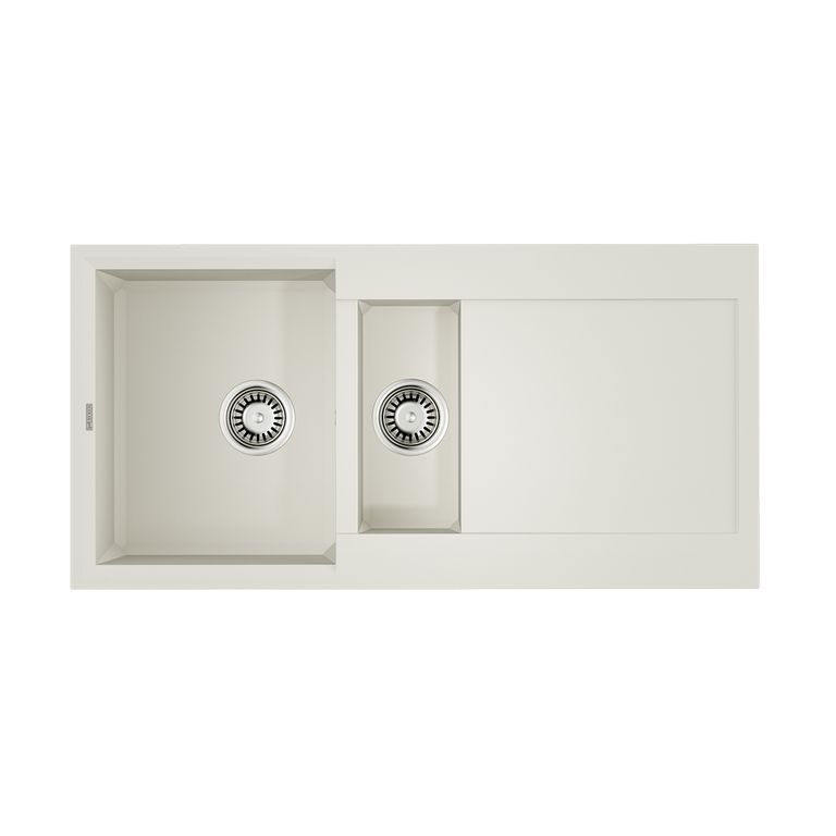 Кухонная мойка Omoikiri Sakaime 100-2-WH 4993895 1000*500 мм (белый)